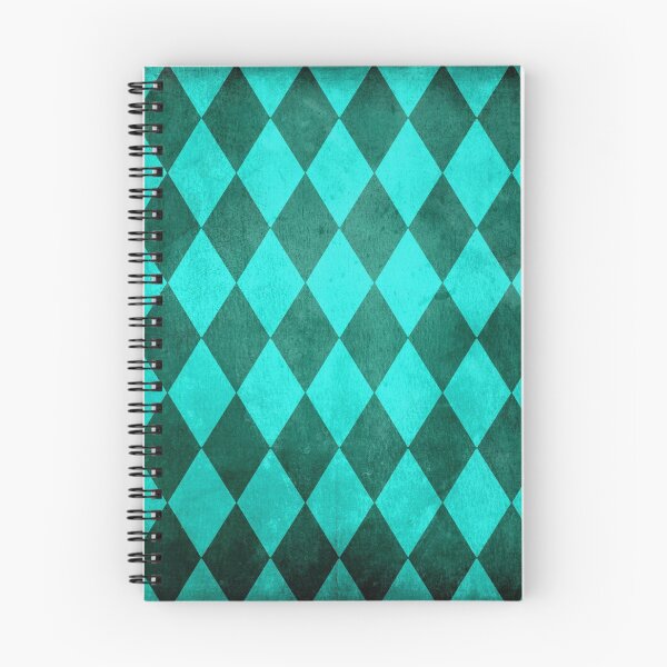 Item preview, Turquoise Harlequin Grunge designed and sold by WandaStar.