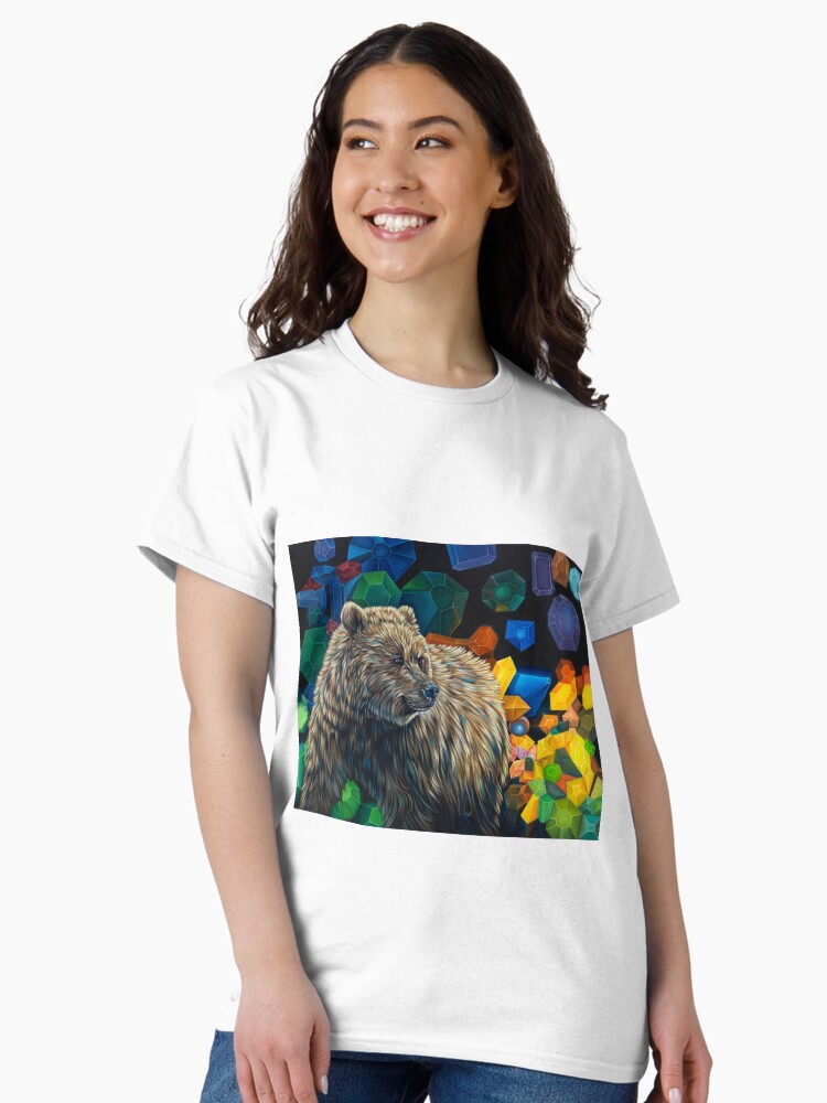 Thumbnail 2 of 7, Classic T-Shirt, Crystal Bear designed and sold by missjuliec.