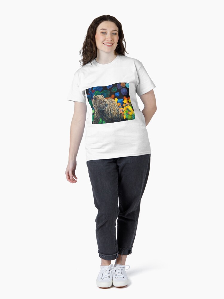 Thumbnail 4 of 7, Classic T-Shirt, Crystal Bear designed and sold by missjuliec.