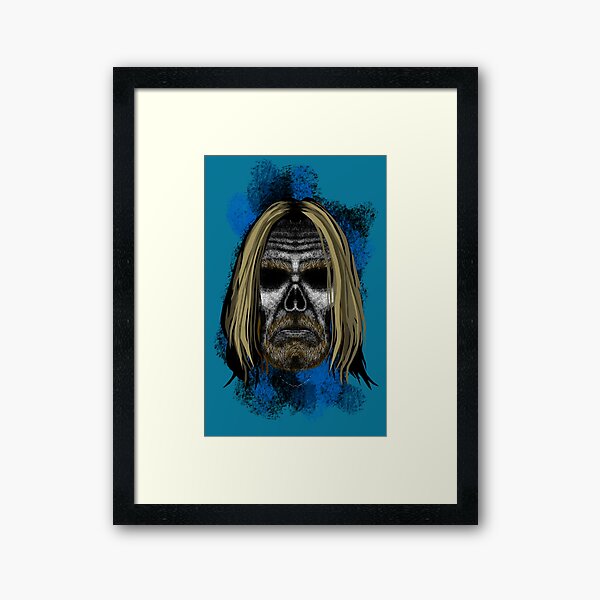 Errorface Skull Icons - Iggy Framed Art Print
