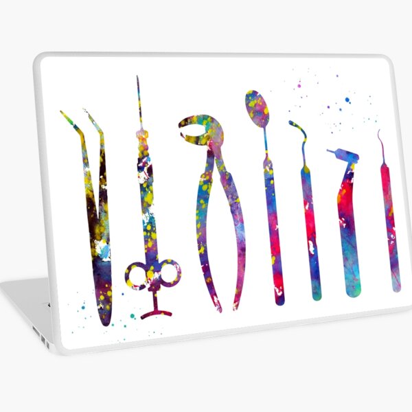 Dentist Tools Laptop Skin