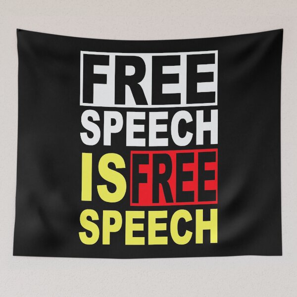 Item preview, Free speech is free speech designed and sold by MARTYMAGUS1.