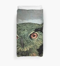 Owl - Red Eyes Duvet Cover