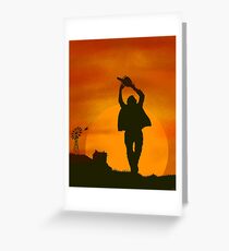 Texas Chainsaw Massacre Greeting Card