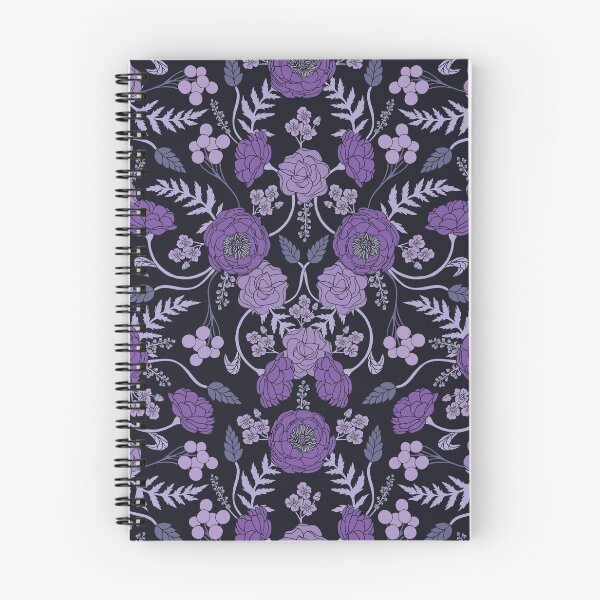Item preview, Purple, Amethyst, Violet & Lavender Floral/Botanical Pattern designed and sold by somecallmebeth.