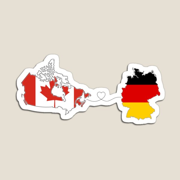 Item preview, Kanada - Deutschland | Long Distance Liebe designed and sold by toofardesign.