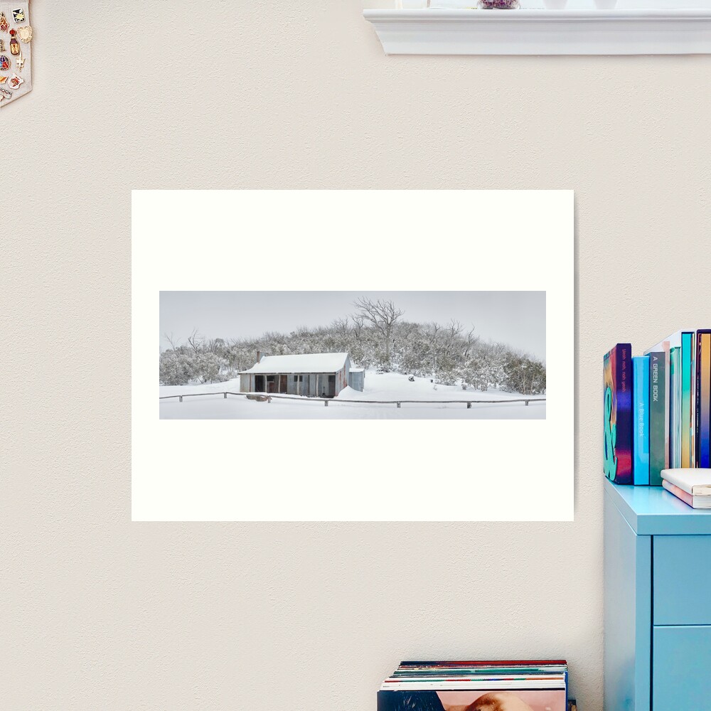 Winter Refuge, Bluff Hut, Alpine National Park, Victoria, Australia Art Print