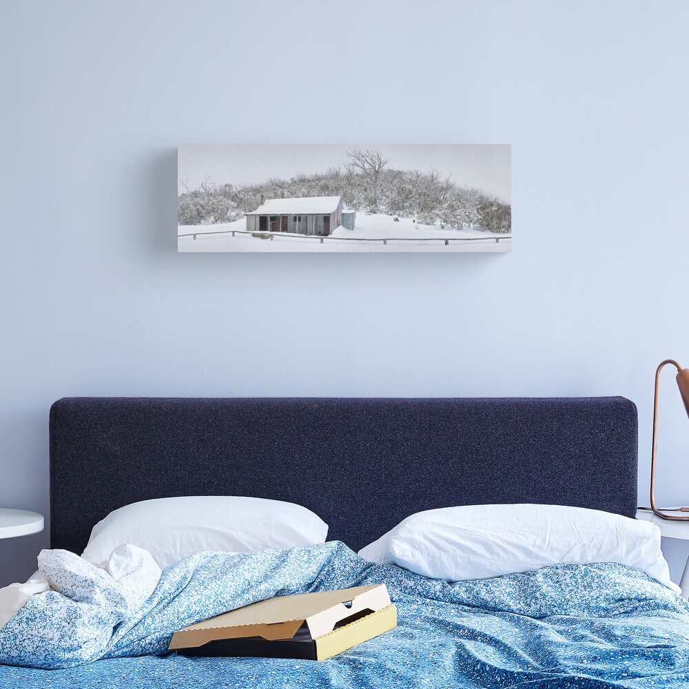 Winter Refuge, Bluff Hut, Alpine National Park, Victoria, Australia Canvas Print