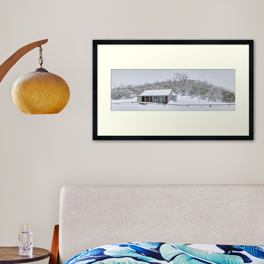 Winter Refuge, Bluff Hut, Alpine National Park, Victoria, Australia Framed Art Print