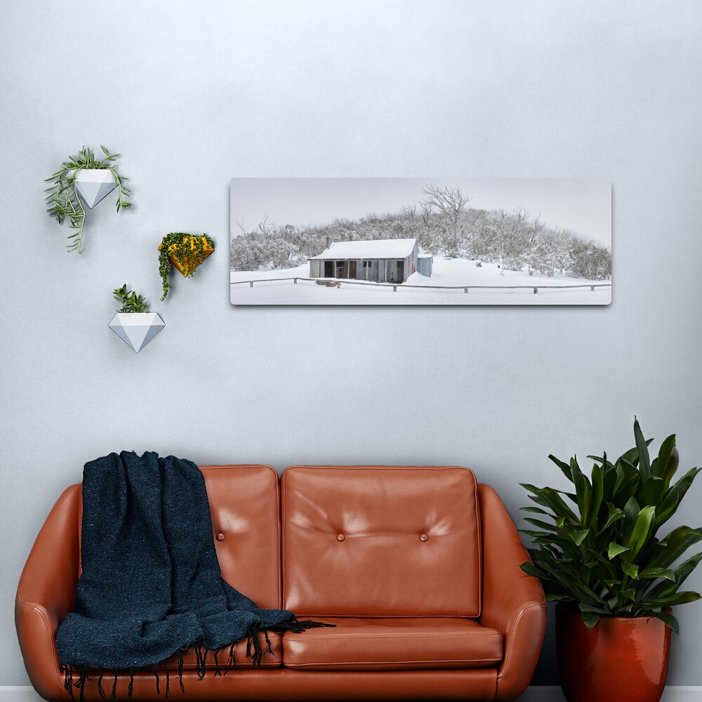 Winter Refuge, Bluff Hut, Alpine National Park, Victoria, Australia Metal Print