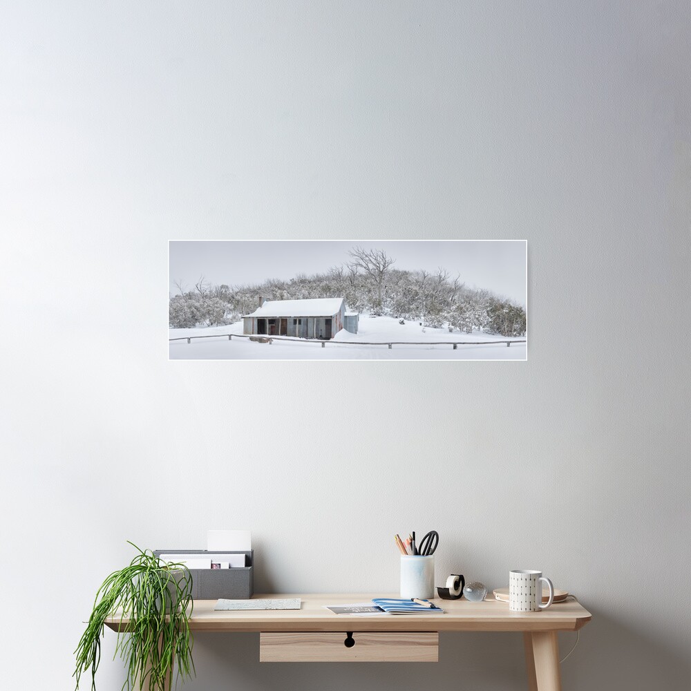 Winter Refuge, Bluff Hut, Alpine National Park, Victoria, Australia Poster