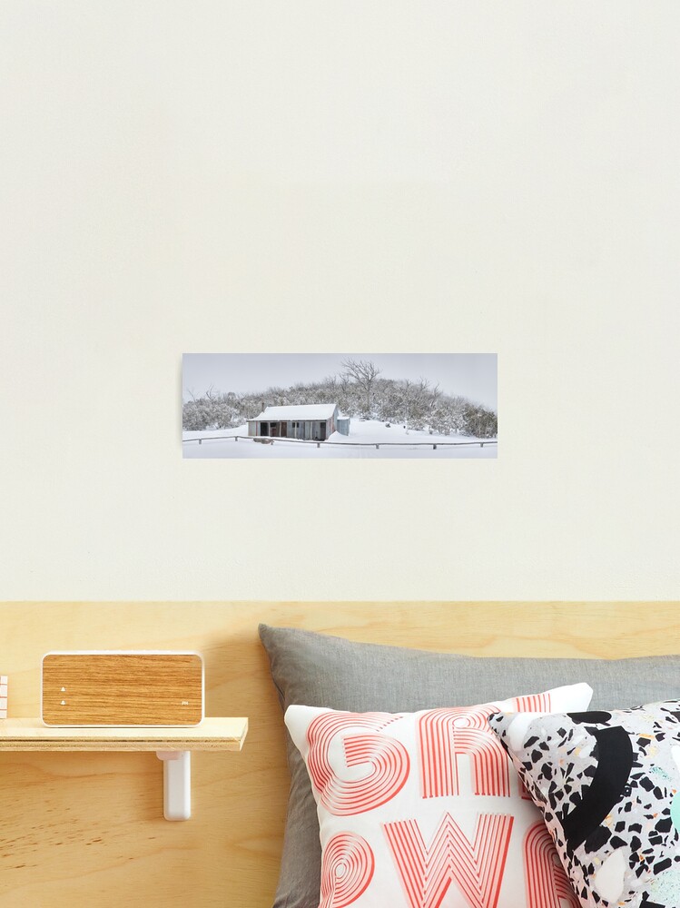 Thumbnail 2 of 3, Photographic Print, Winter Refuge, Bluff Hut, Alpine National Park, Victoria, Australia designed and sold by Chockstone.