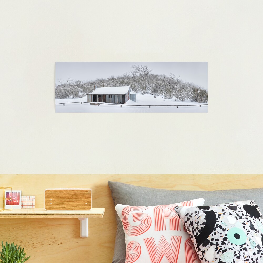 Winter Refuge, Bluff Hut, Alpine National Park, Victoria, Australia Photographic Print