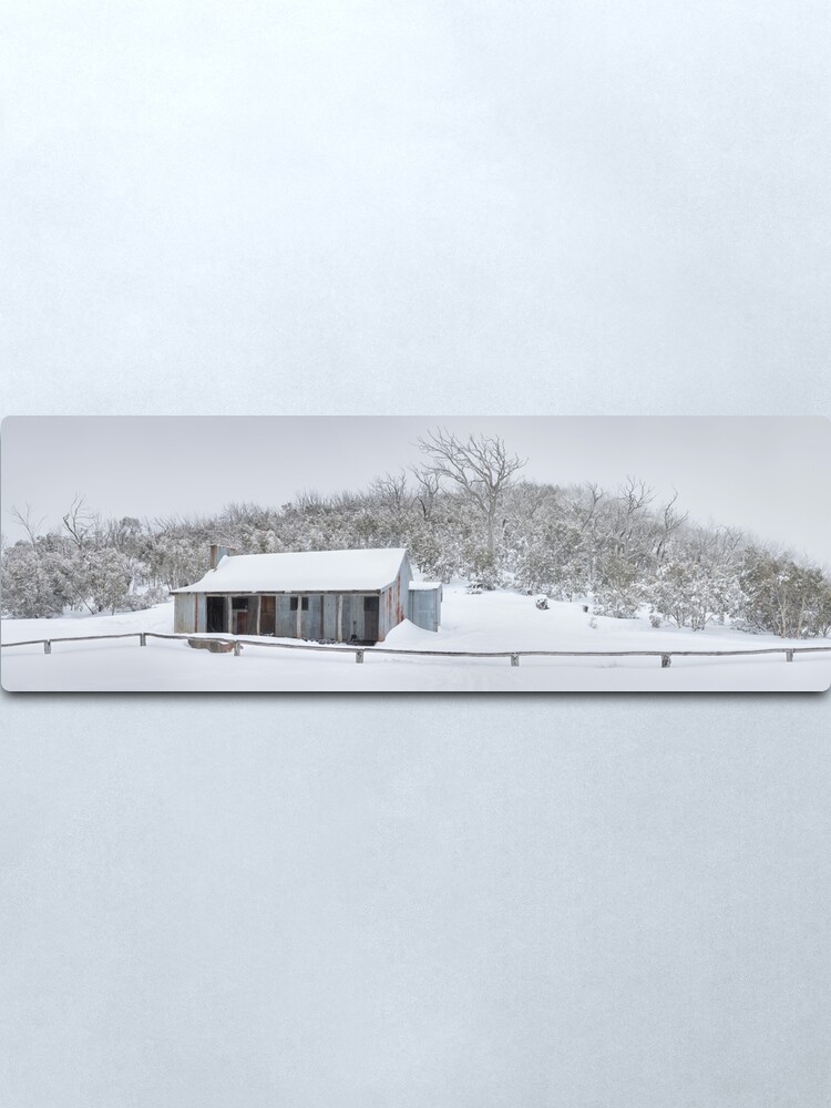 Alternate view of Winter Refuge, Bluff Hut, Alpine National Park, Victoria, Australia Metal Print