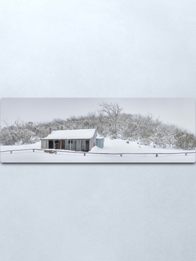 Alternate view of Winter Refuge, Bluff Hut, Alpine National Park, Victoria, Australia Metal Print