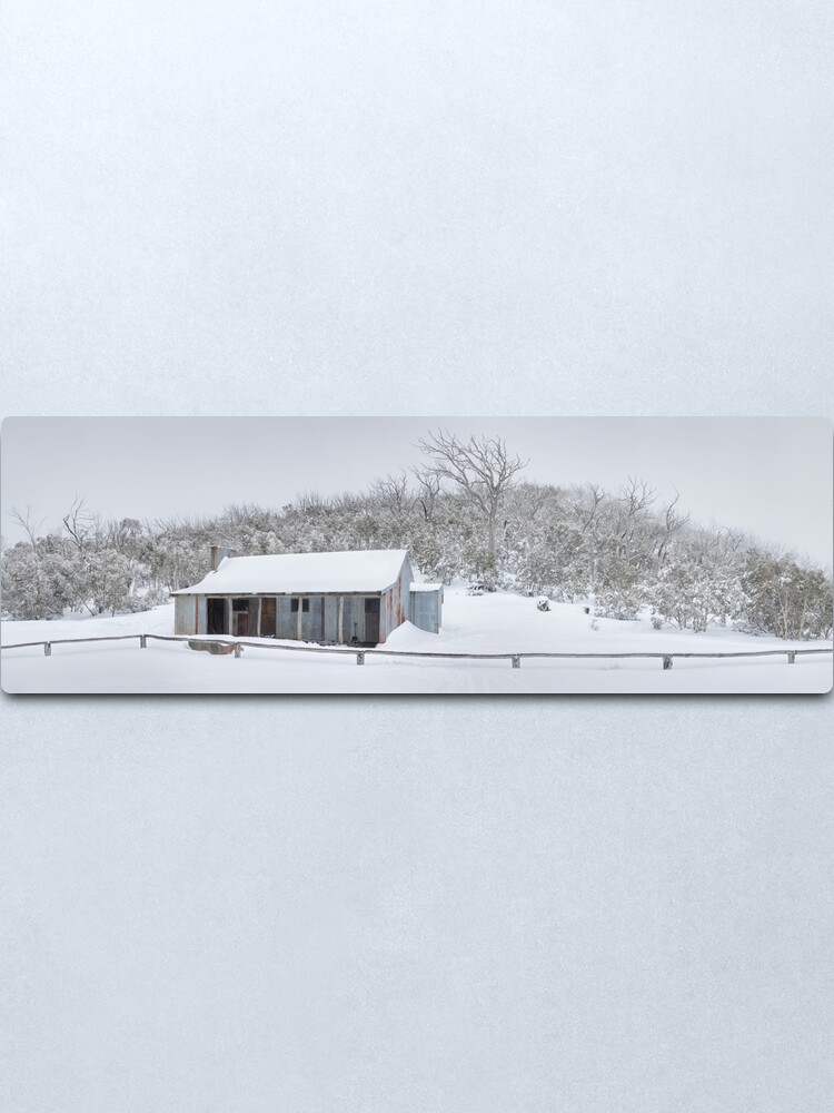 Alternate view of Winter Refuge, Bluff Hut, Alpine National Park, Victoria, Australia Metal Print