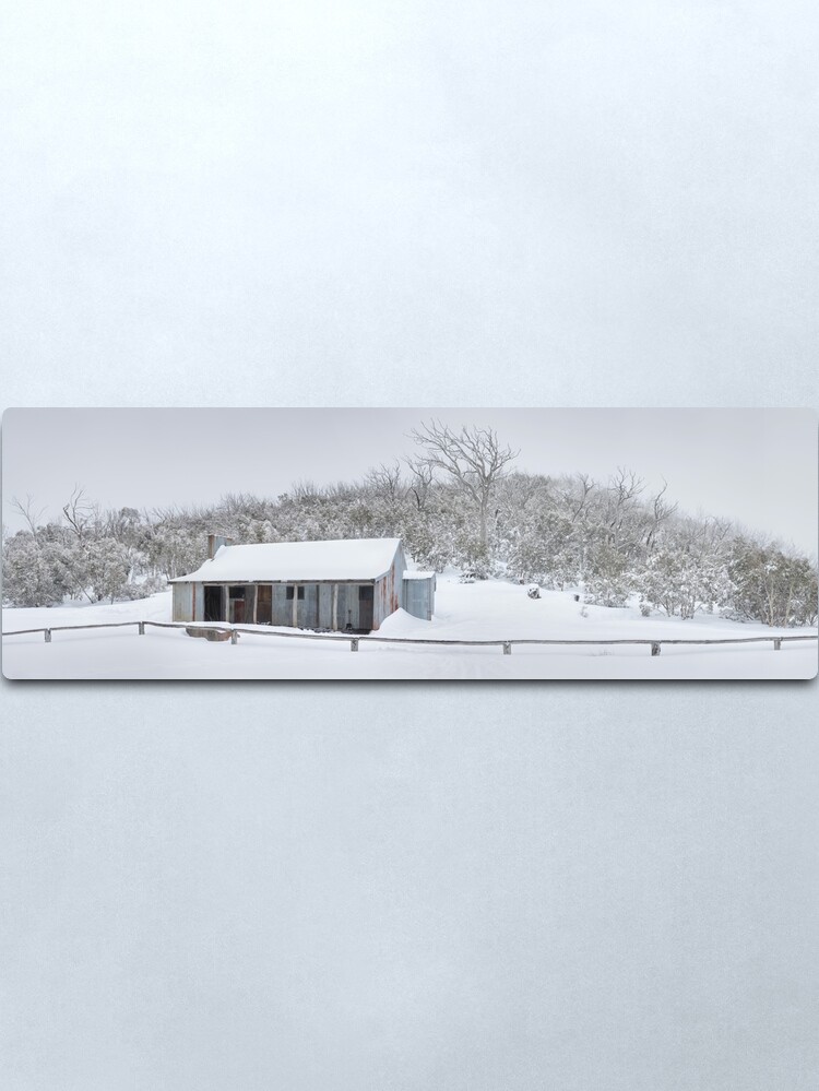 Alternate view of Winter Refuge, Bluff Hut, Alpine National Park, Victoria, Australia Metal Print