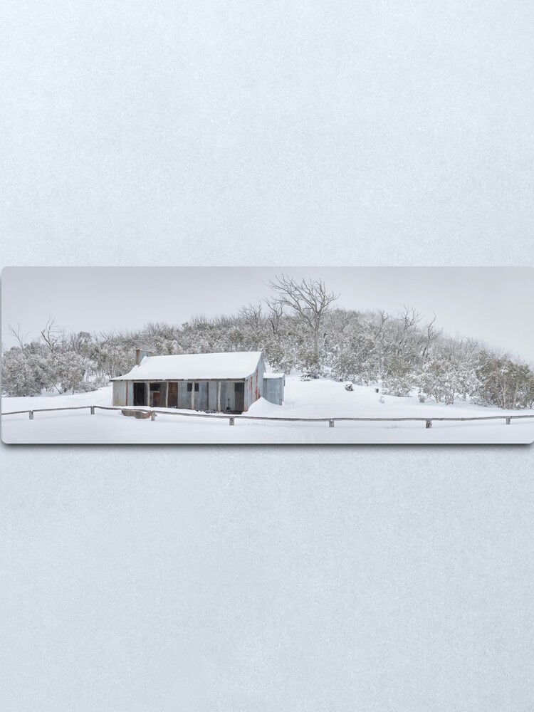Alternate view of Winter Refuge, Bluff Hut, Alpine National Park, Victoria, Australia Metal Print