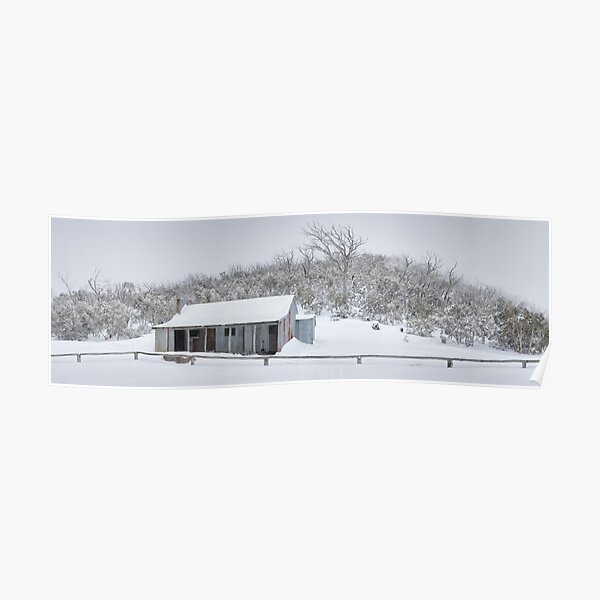 Winter Refuge, Bluff Hut, Alpine National Park, Victoria, Australia Poster