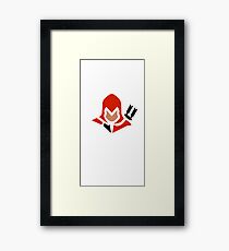 Minimalist Assassin Connor - Redcoat Framed Print