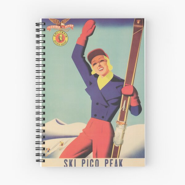 Item preview, Ski Pico Peak Vermont Vintage Ski Travel Poster designed and sold by vintagevivian.