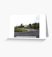 Glen Afton, Waikato, New Zealand Greeting Card
