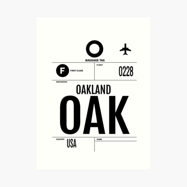Oakland Rising Art Print
