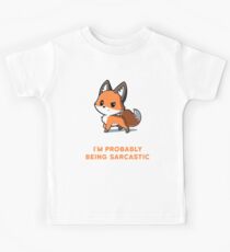Sarcastic fox Kids Tee