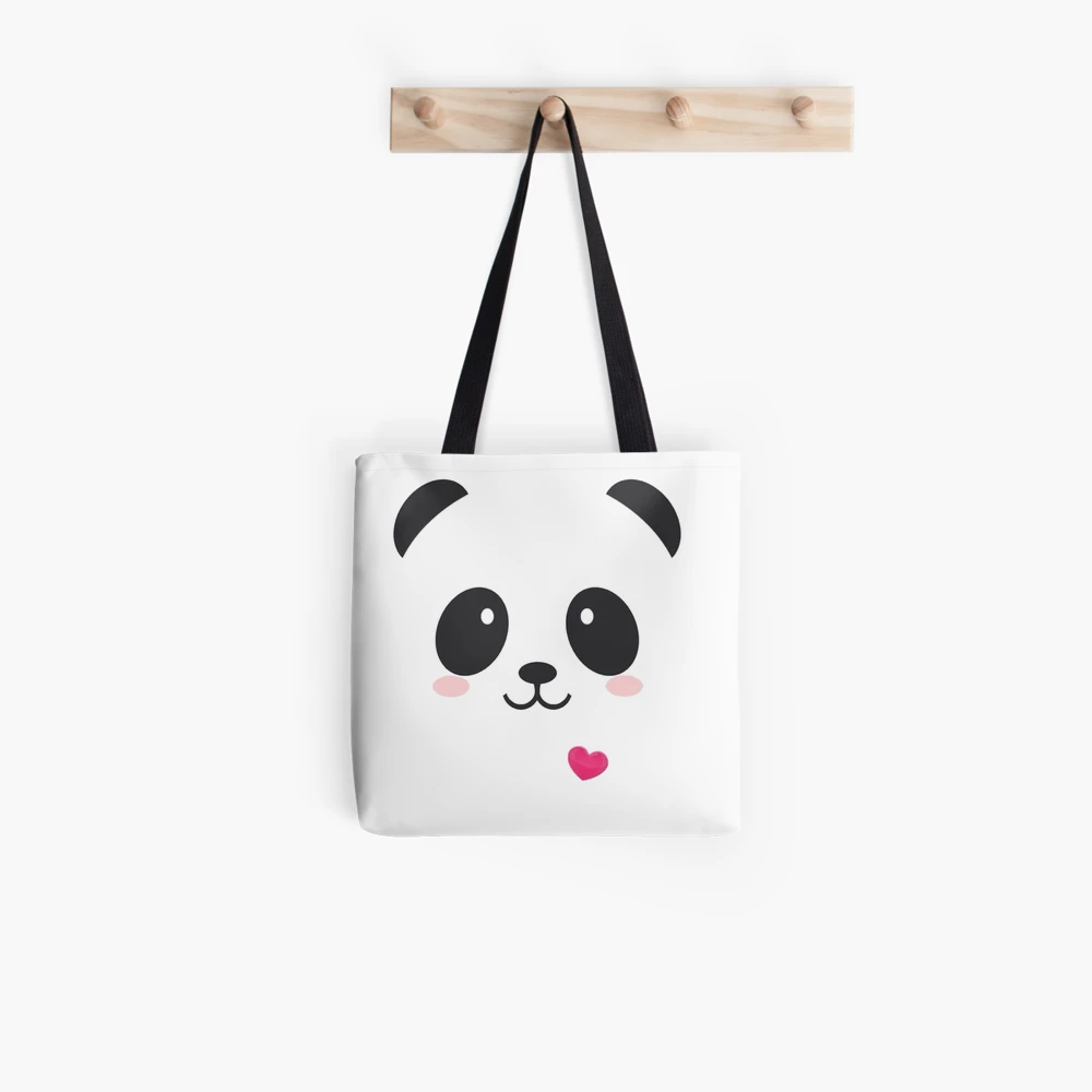 Lovely Cute Panda Tote Bag Tote Bag for Sale by amethystdesign