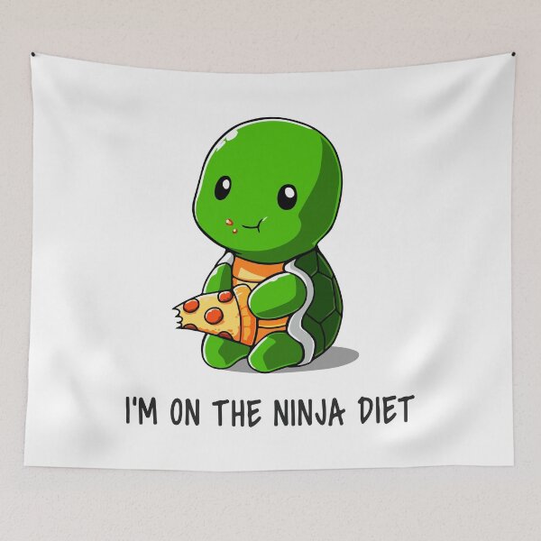 Item preview, Cute ninja Turtle designed and sold by FrozenFox.