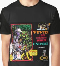 Vivita: Spa Therapist Saves The Universe? "Book Preview" Cover Pop-Art Graphic T-Shirt