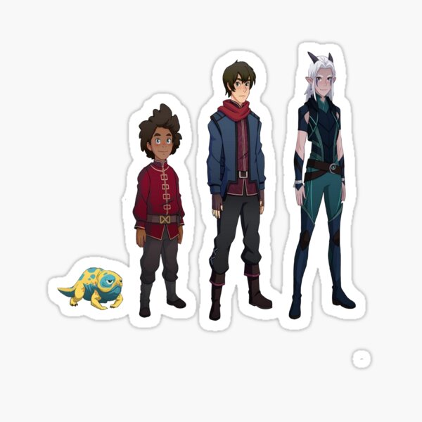 The dragon prince crew Sticker