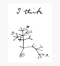 Darwin - Tree of Life - I Think Photographic Print