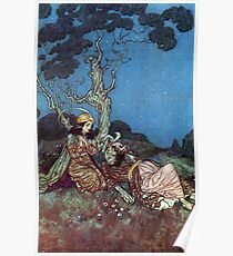 Beauty Agrees to Marry the Beast - Beauty and the Beast - Edmund Dulac Poster