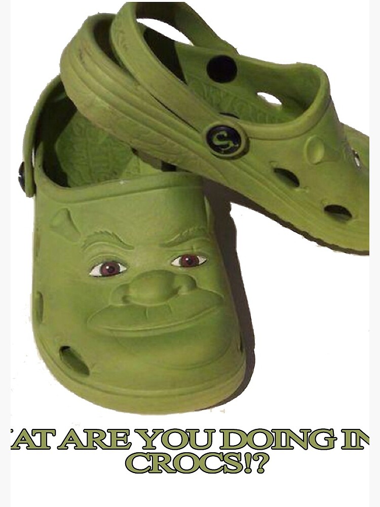 greenscreen Okay I want a pair of these Shrek x Crocs shoes