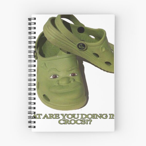 Item preview, What are you doing in my Shrek Crocs designed and sold by apollosale.