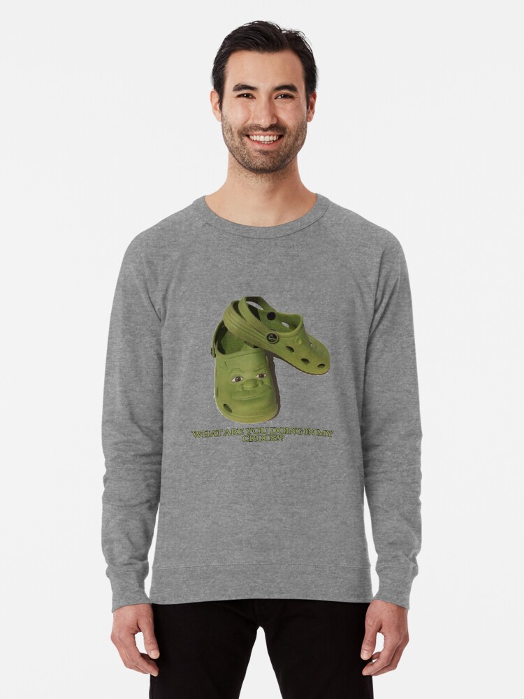 Shrek on the Croc Metal Print for Sale by apollosale