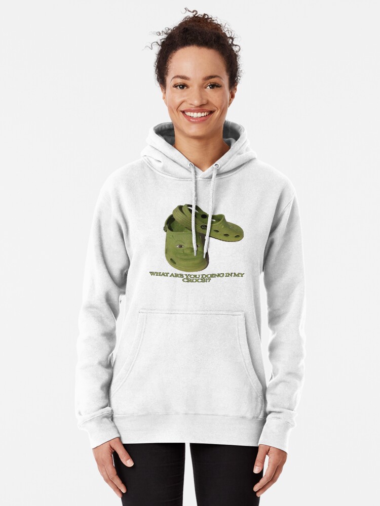 What are you doing in my Shrek Crocs Poster for Sale by apollosale