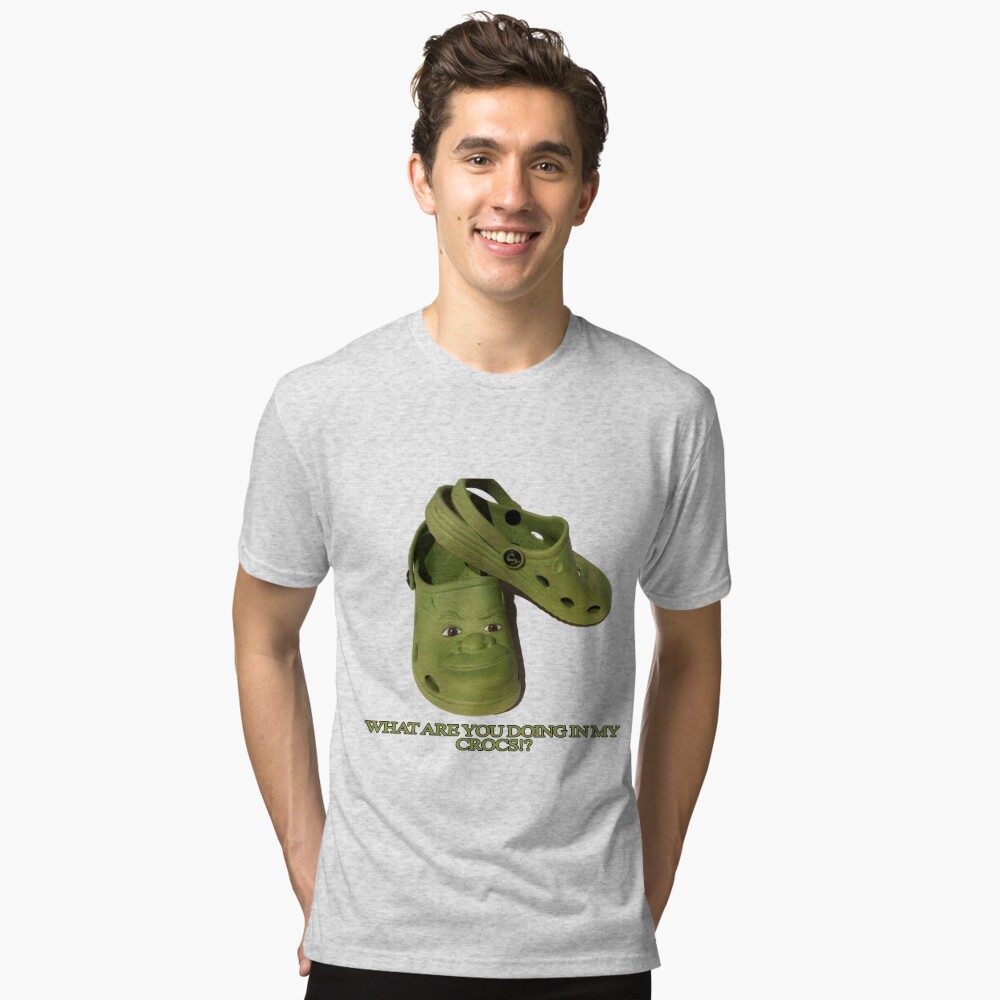 Shrek on the Croc Laptop Sleeve for Sale by apollosale