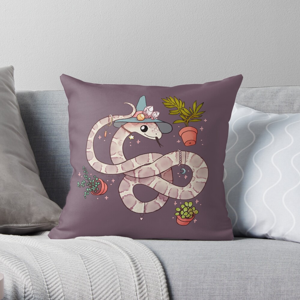Corn Snake: Odysseus Throw Pillow
