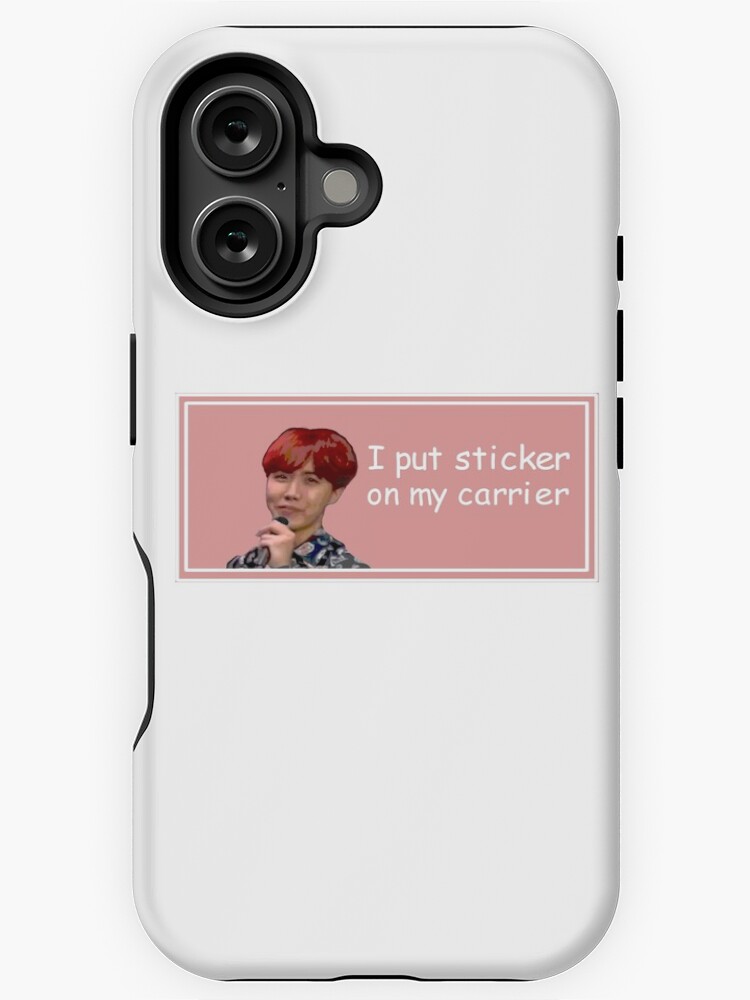 Thumbnail 1 von 4, iPhone-Hülle, J-Hope-Aufkleber designt und verkauft von kaptenzissou.