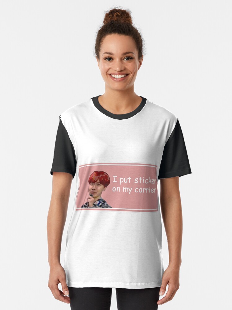Thumbnail 2 von 5, Grafik T-Shirt, J-Hope-Aufkleber designt und verkauft von kaptenzissou.