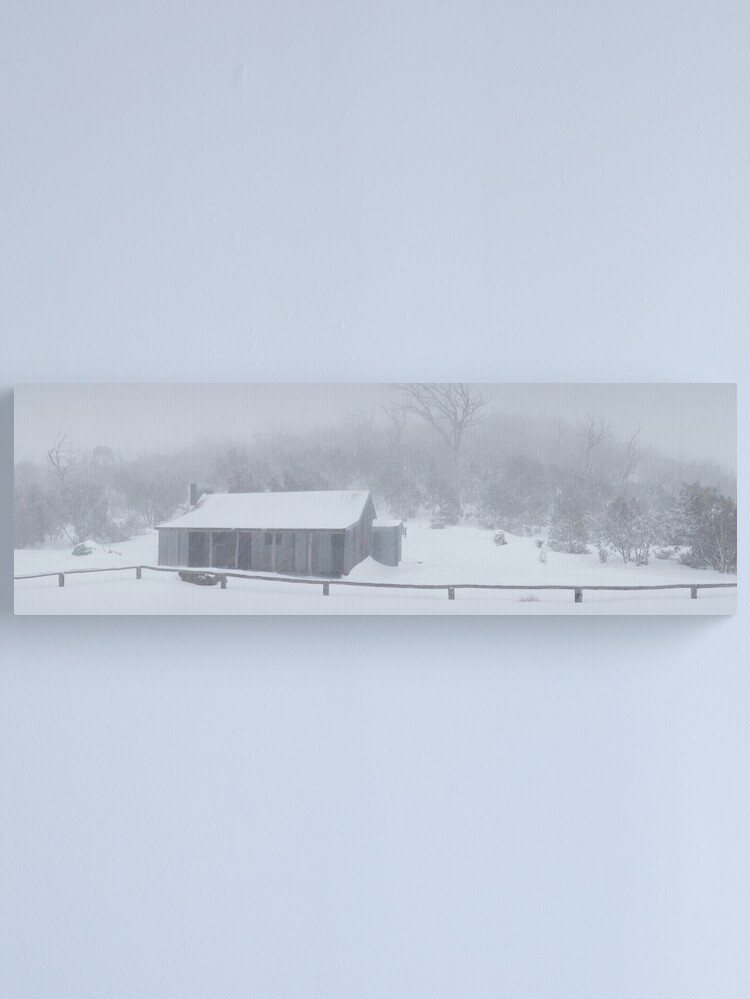 Alternate view of Snow Storm, Bluff Hut, Alpine National Park, Victoria, Australia Canvas Print