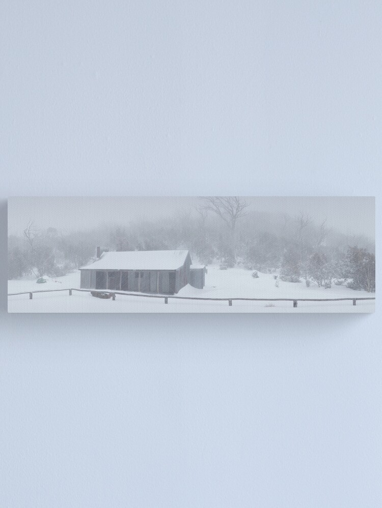 Alternate view of Snow Storm, Bluff Hut, Alpine National Park, Victoria, Australia Canvas Print