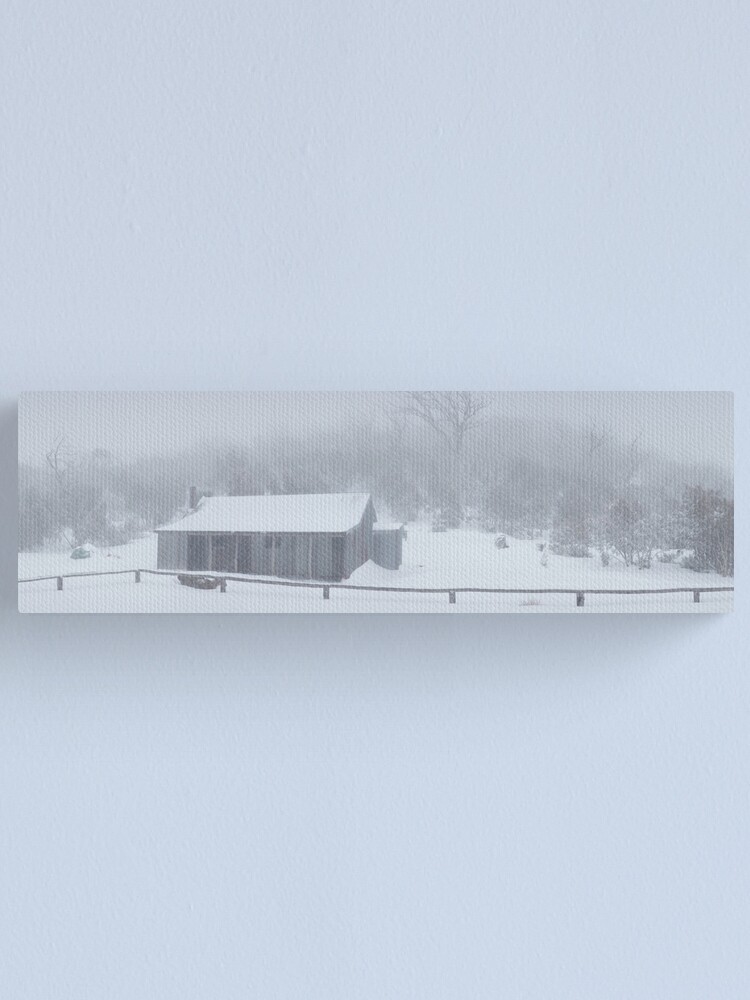 Alternate view of Snow Storm, Bluff Hut, Alpine National Park, Victoria, Australia Canvas Print