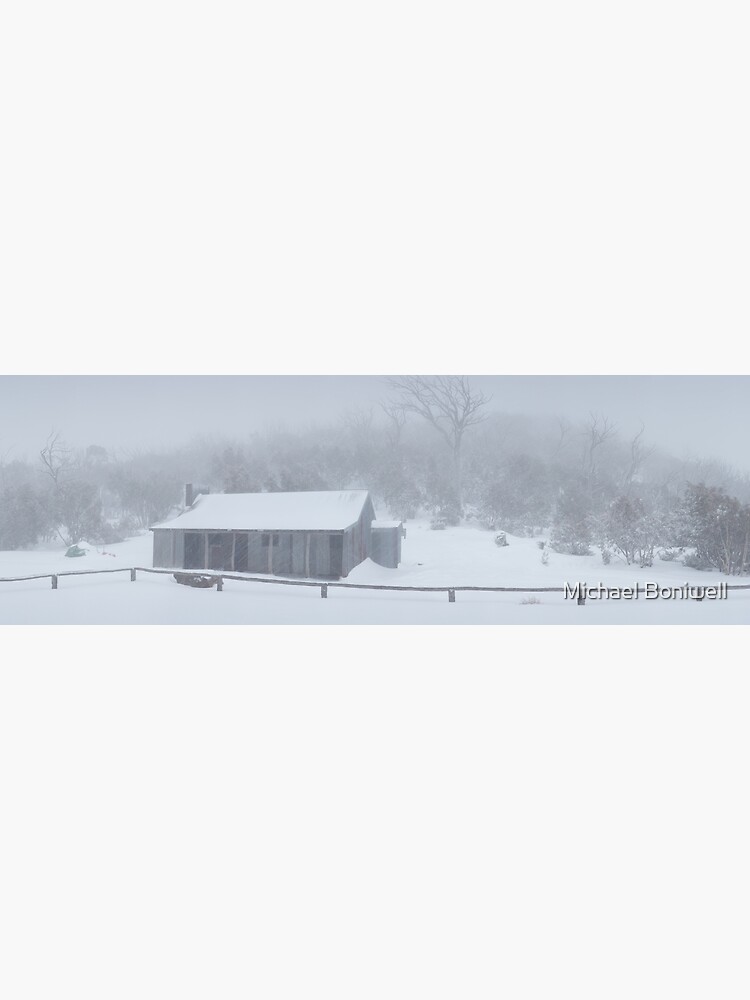 Snow Storm, Bluff Hut, Alpine National Park, Victoria, Australia by Chockstone
