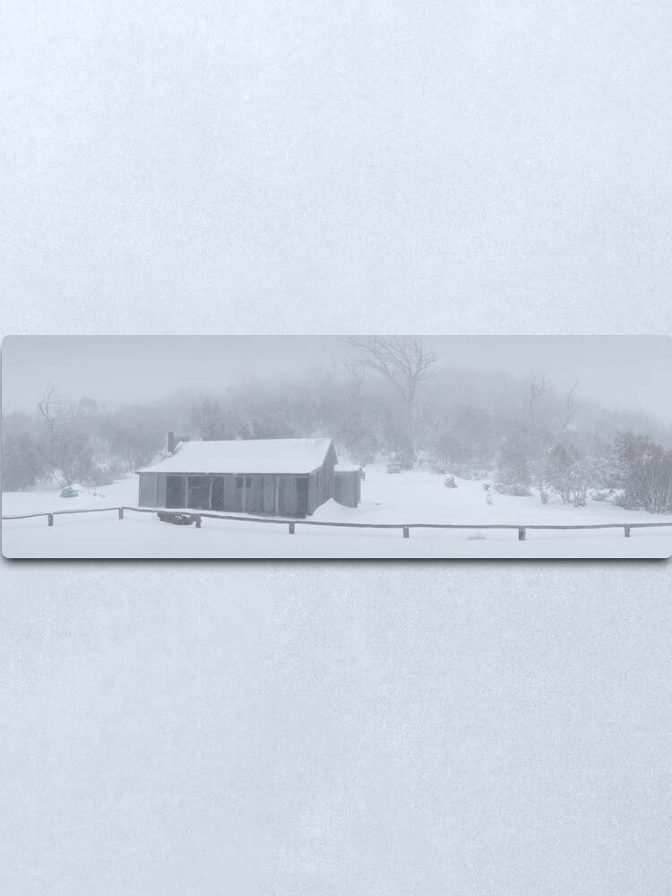 Alternate view of Snow Storm, Bluff Hut, Alpine National Park, Victoria, Australia Metal Print