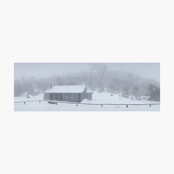 Item preview, Snow Storm, Bluff Hut, Alpine National Park, Victoria, Australia designed and sold by Michael Boniwell.