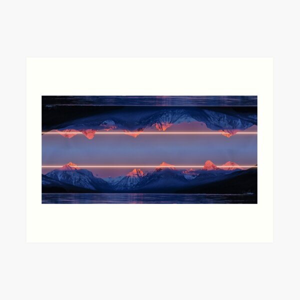 Laserscape Art Print