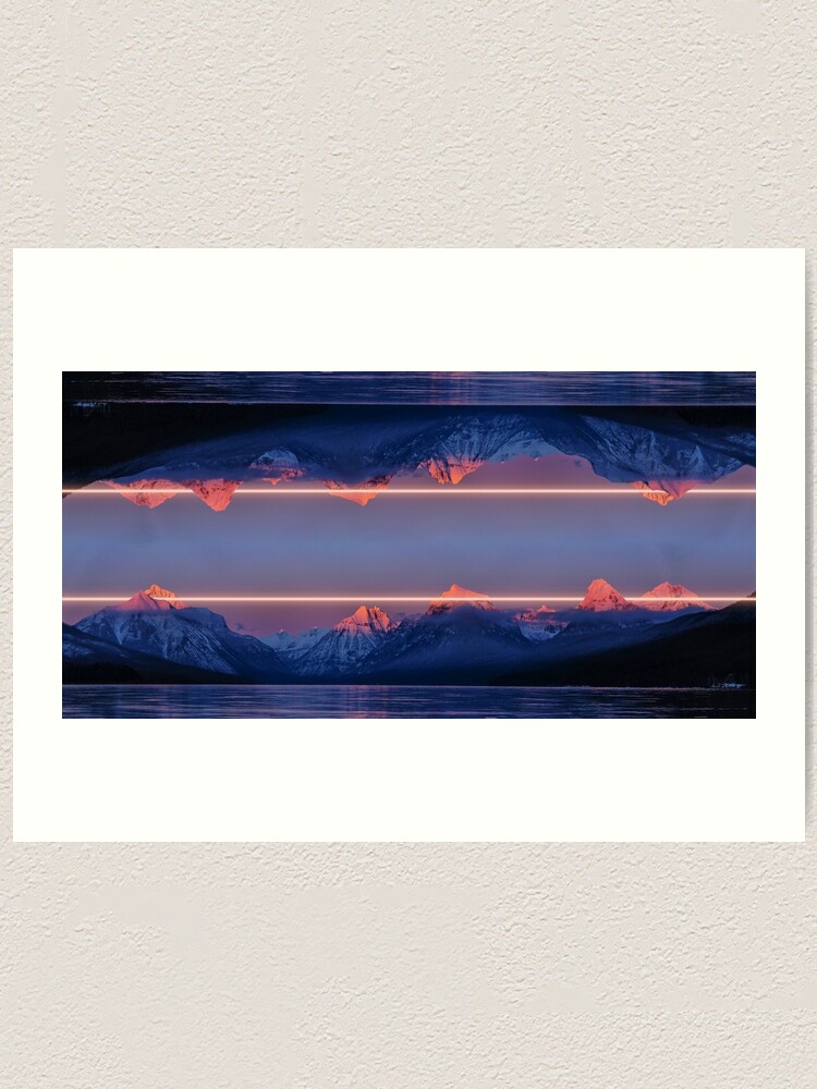 Alternate view of Laserscape Art Print